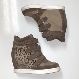 Aldo Studded Sneaker Heels